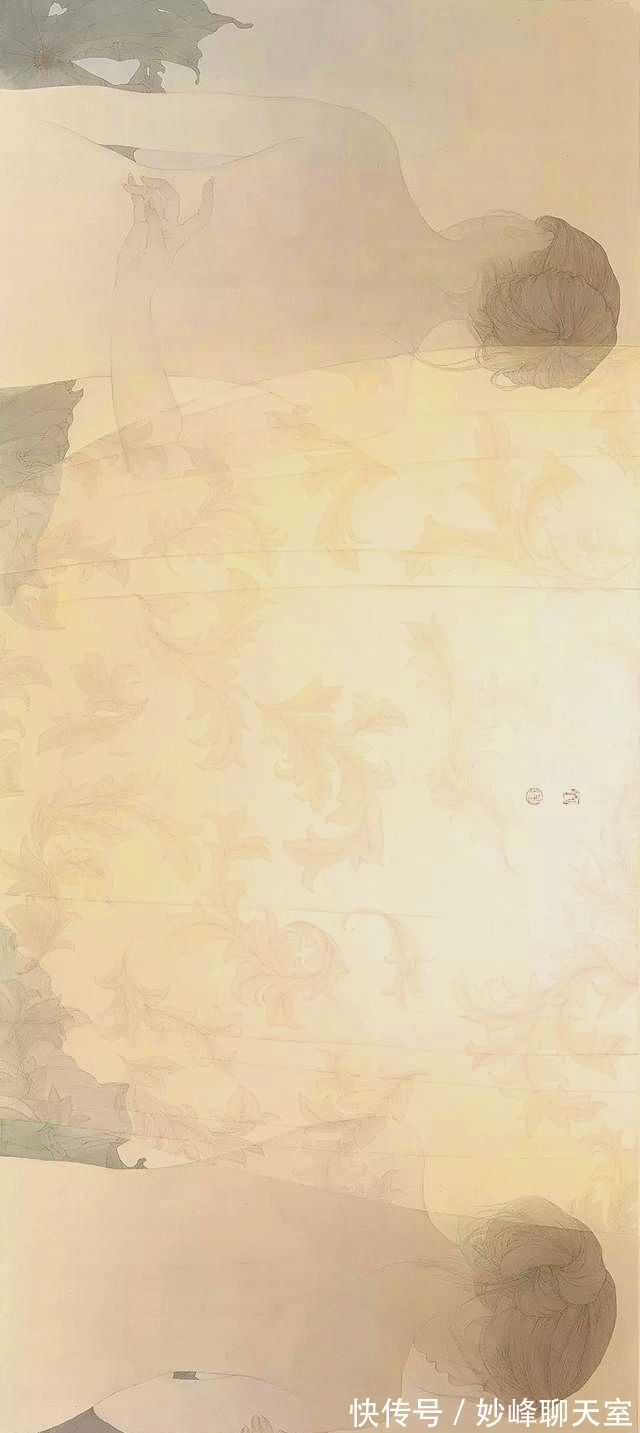 逼真|美女博士画人体,以自己为模特,技法大胆创新,专家:放大看好妙