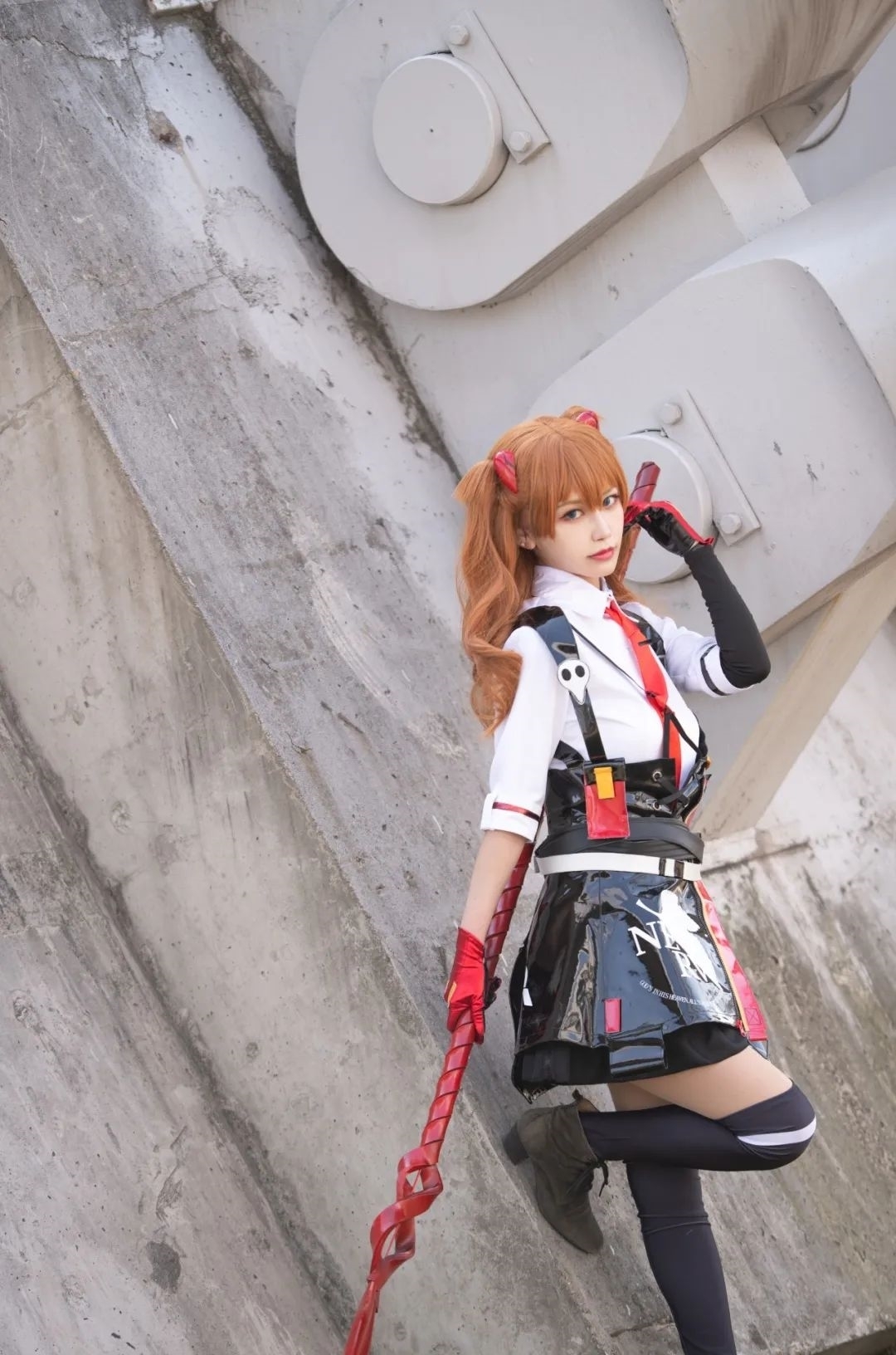 cos:崩坏3联动eva明日香cos正片