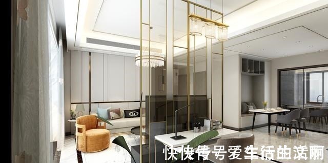 餐厅|中信泰富137㎡现代轻奢风,巧妙分区、时尚与实用并存!