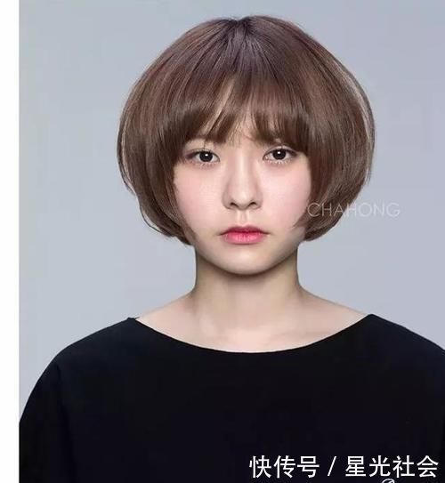 短发|纠结长发or短发?圆脸、方脸女生这样选发型才最美!