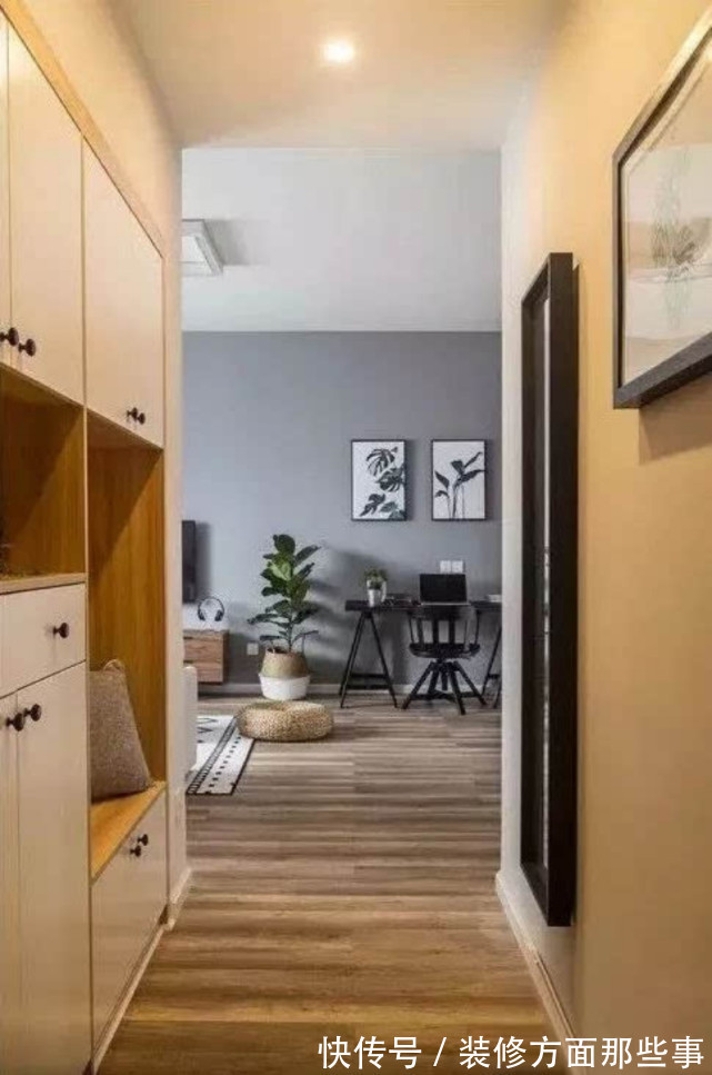 家具|104平现代前卫风三居室,在浅色空间中融入了深绿色优雅