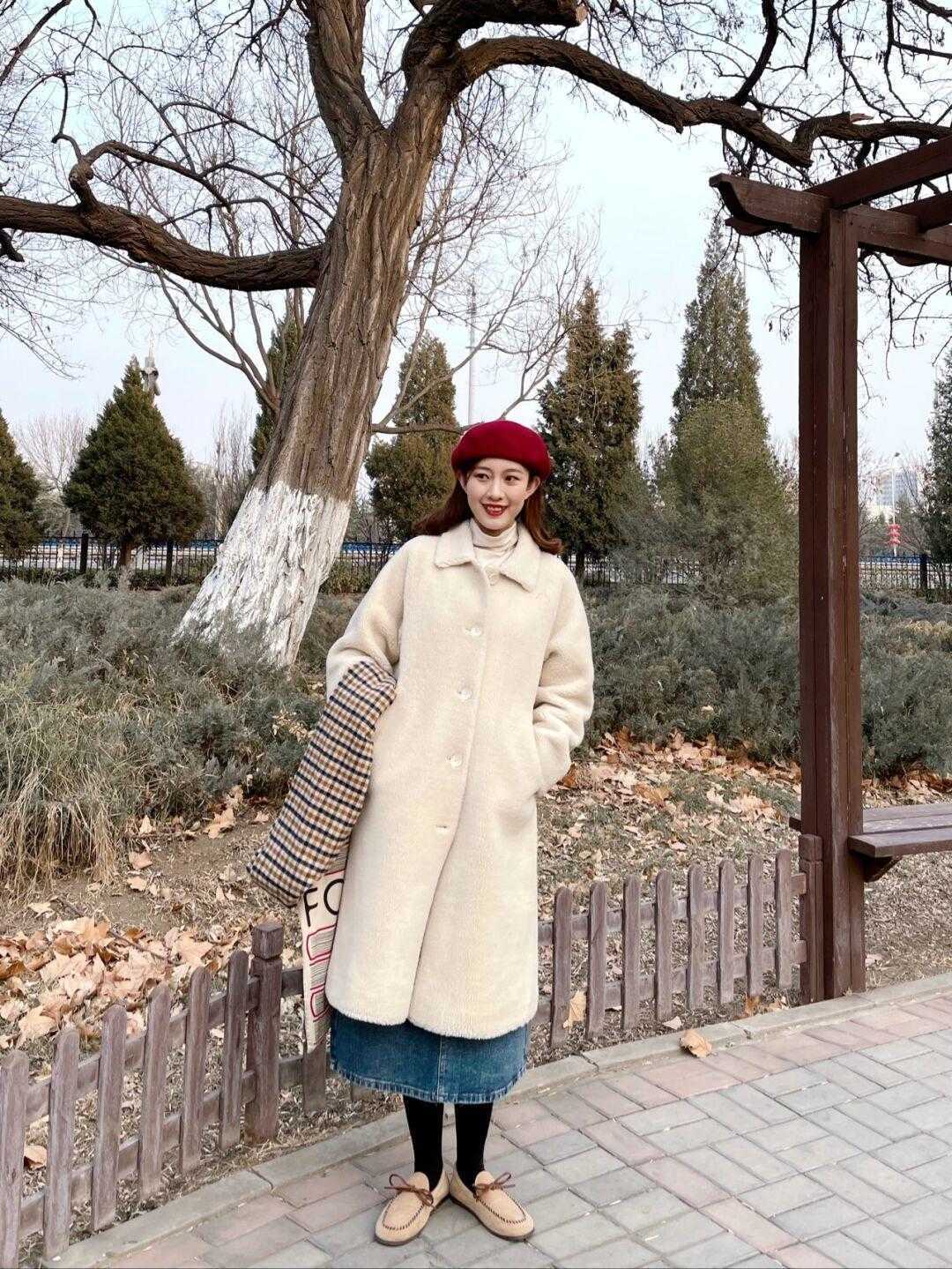 半身裙 大衣的搭配指南,学会这8套穿搭就够了,让你整个冬天都高级时髦