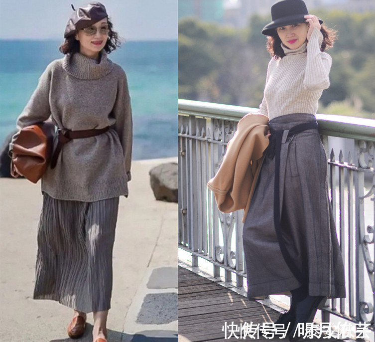 羽绒服 女人过了50岁：天冷穿衣别装嫩！教你几个穿搭套路，时髦还高级