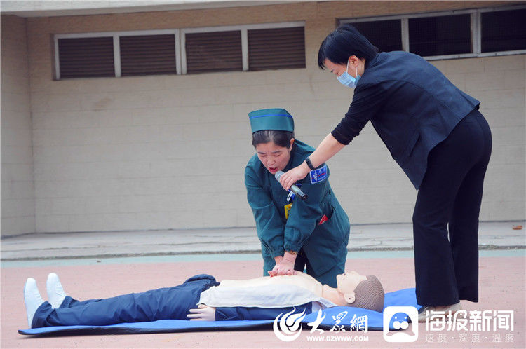 舜耕中学|薛城舜耕中学举行关爱学生健康普及急诊急救知识进课堂活动