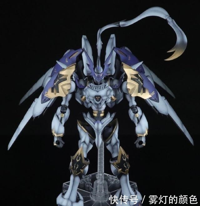 巴耶力|《数码宝贝》红莲骑士兽混搭巴耶力高达模型改造“巴耶力公爵兽”!