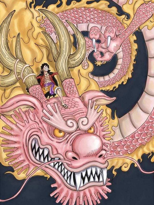 路飞|海贼王:海米画出桃之助“人兽形态”，他的实力能有提升吗?