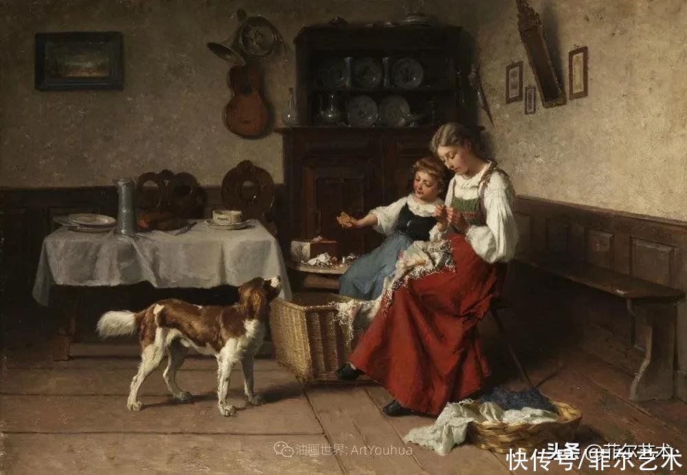 蒂奥多·|乡村生活~比利时画家蒂奥多·杰拉德油画作品欣赏