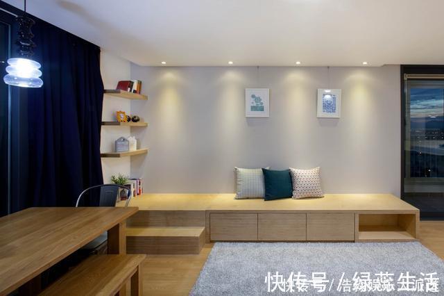 储物柜|一家3口的低欲望生活，客厅不摆沙发卧室不买床，反而越住越舒服