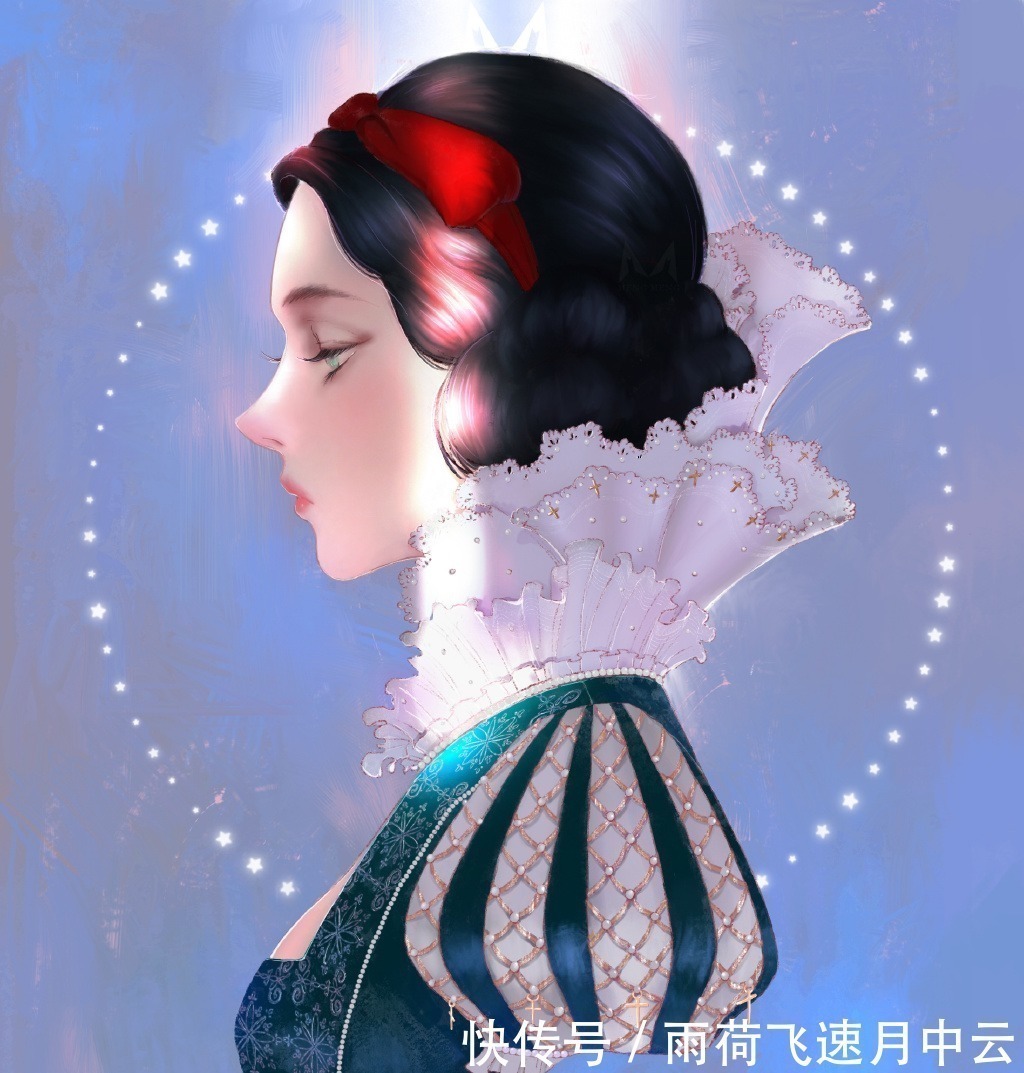 睡美人|国内画师笔下的迪士尼公主,谁是颜值第一高如此梦幻、真是难选
