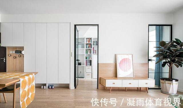 收纳|不走寻常路,把沙发墙加厚,全屋装满柜子,90㎡住着比大宅舒坦