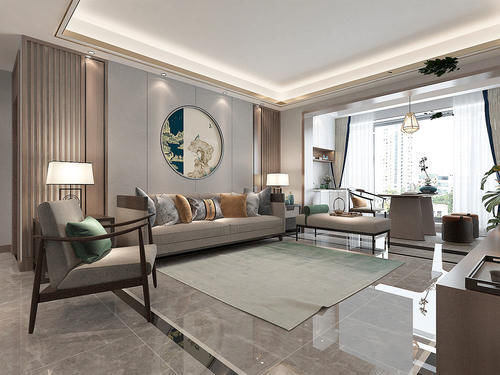 阳台|80后夫妻将新房装中式,仅阳台就被多人借鉴,高级灰的氛围太美了