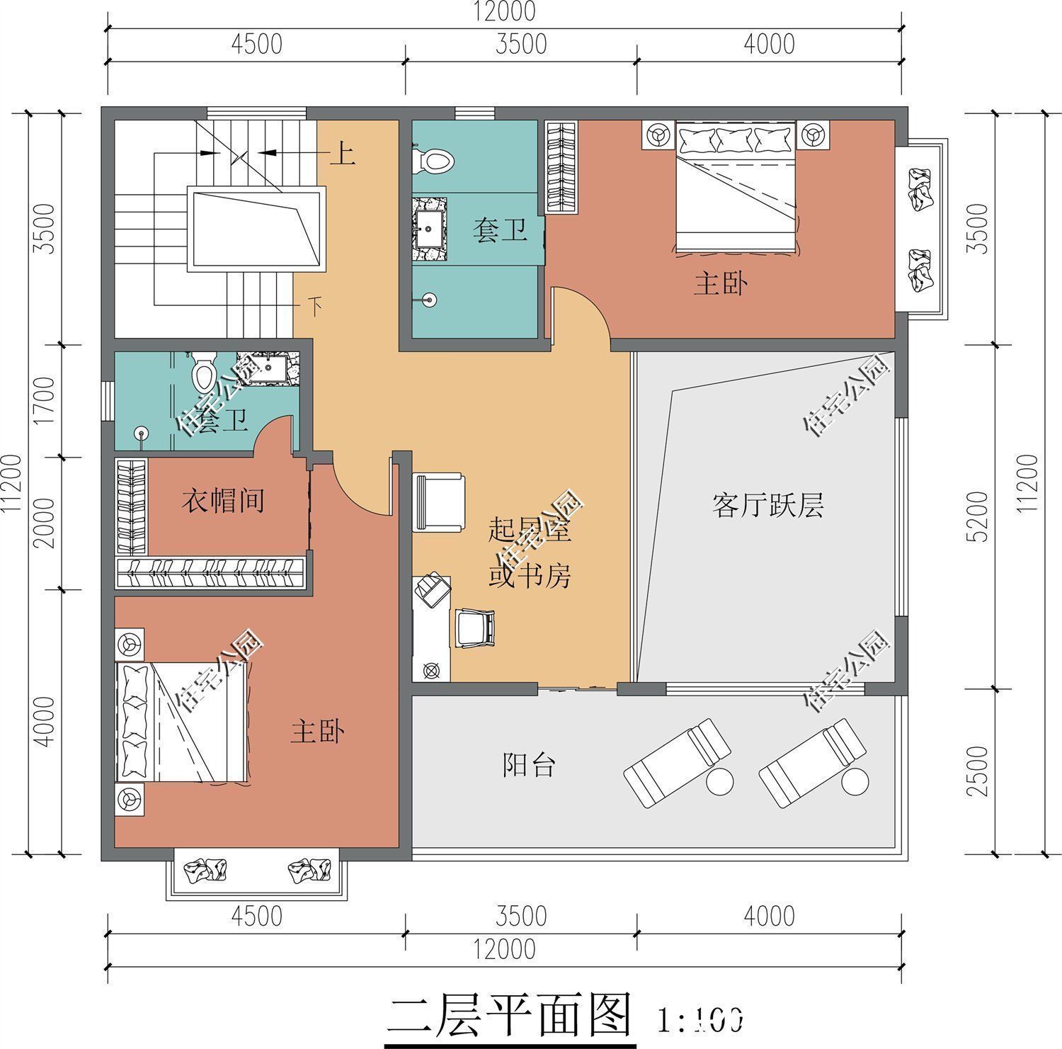 居室|备受农村人喜欢的现代别墅，挑空客厅配大露台，38万的造价就能盖