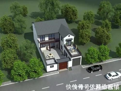 古韵|开春建房子啦,来看这栋带庭院的别墅,是你心目中的家吗?