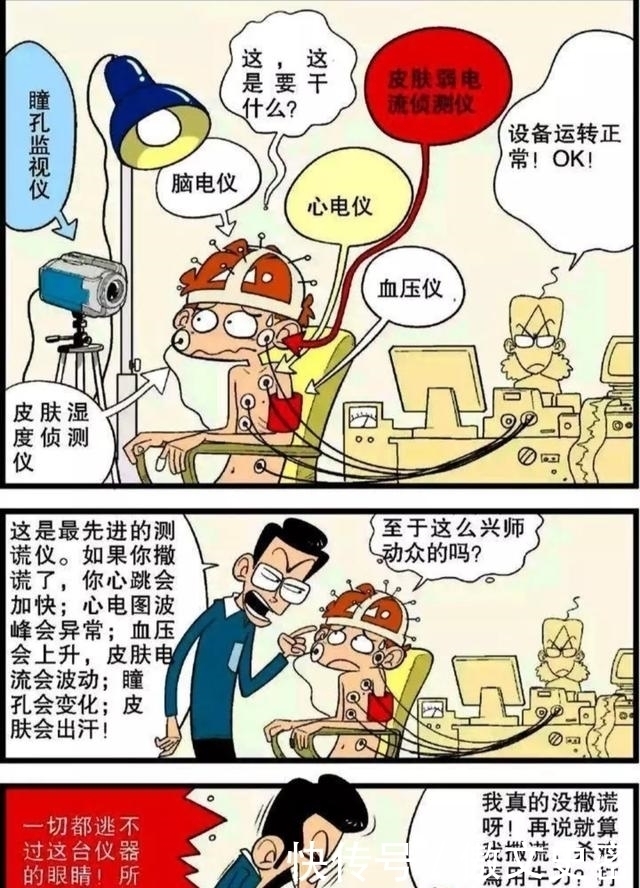 漫画|阿衰漫画，小衰考了双百分！被爸妈测谎仪伺候