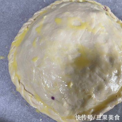 #精致一人食#快手紫薯奶酪派