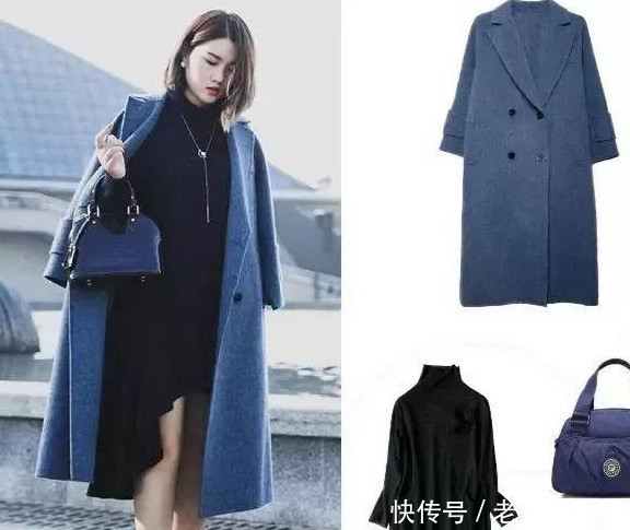 女人穿大衣自然光腿才好看, 当然备上光腿神器, 不能老寒腿