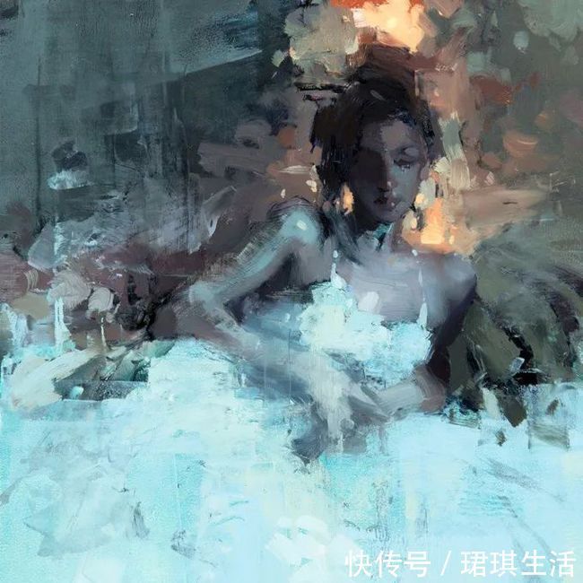 艺术家$艺术家杰里米·曼恩的油画,颜色既生动又大气!