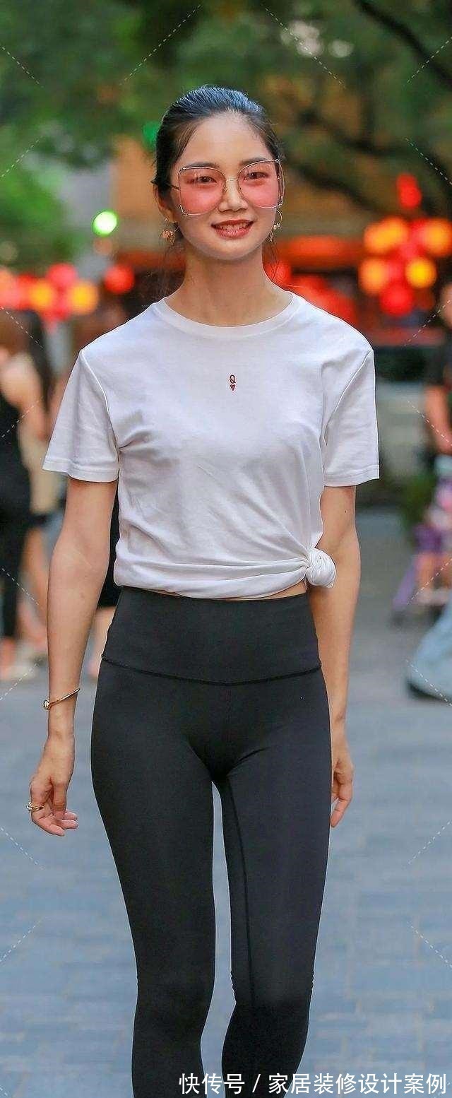 穿搭 富有活力的打底裤穿搭显得时尚有风格,轻盈舒适又好看,举止优雅!