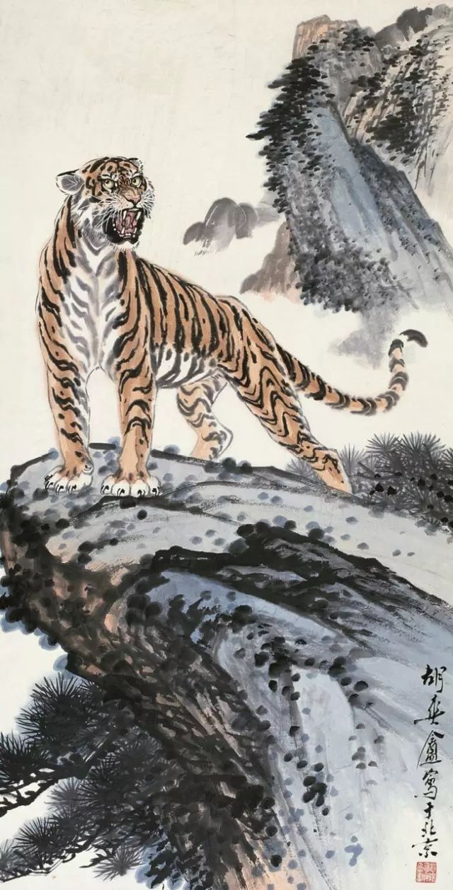 胡爽庵|“被埋没的画虎大师”胡爽庵 作品欣赏