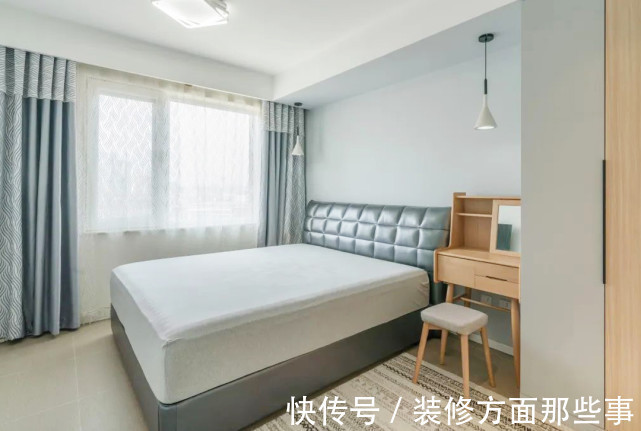 装修|118平自然简约三居室,绿植与装饰画形成了一虚一实有生机活力