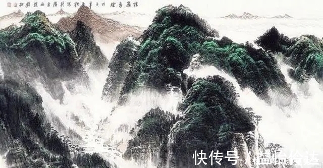 许钦松|许钦松,当代岭南画派中的大手笔!观他的山水画,画面气势如虹!
