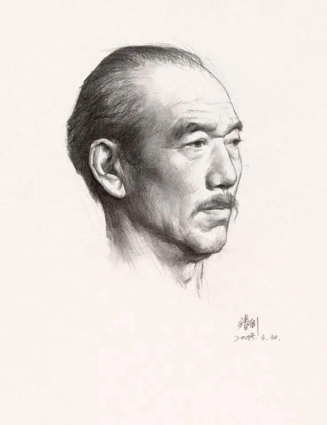 美术系|解放军艺术学院美术系教授，张利素描欣赏！