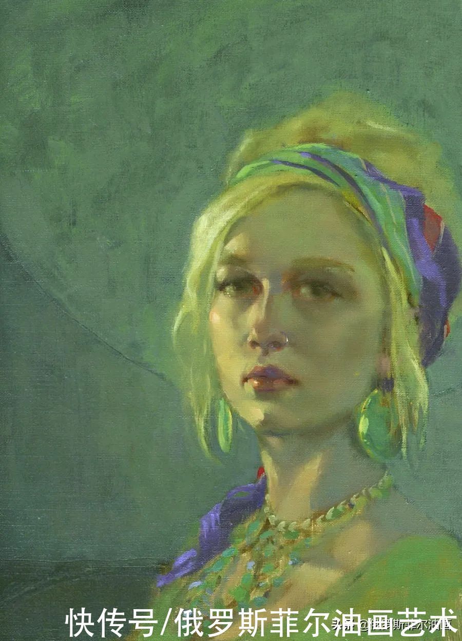 油画&美国画家桑德拉·弗朗德的油画里,充满了微妙而引人注目的情感