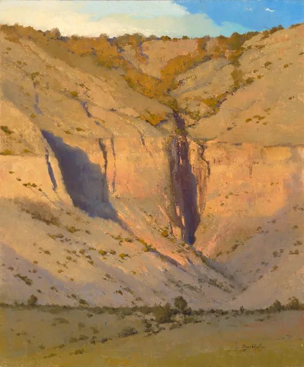 德克萨斯州#大卫·格里芬的风景油画高清图,放大看,更迷人