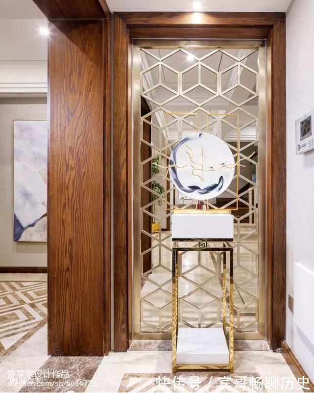 拼花|玄关是家的门面,原来地砖也可以铺得这么美~