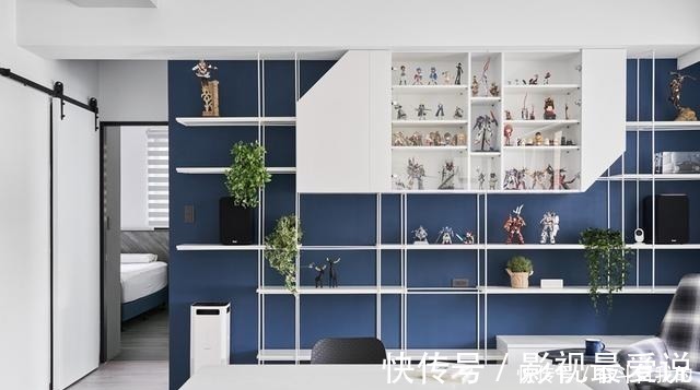 家和万事兴|这才是真正高级的家!客厅砸掉一面墙与书房二合一,住多久都不腻!