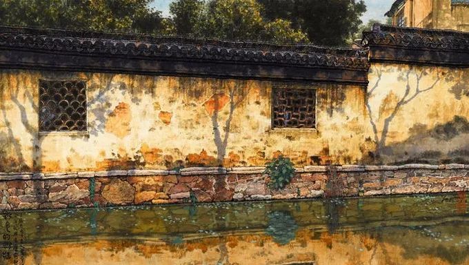 贺天健&吕吉人笔下的水韵江南,美在意境!