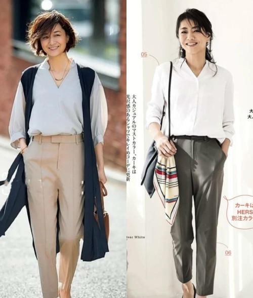 日系 分享日本女人的三个穿衣习惯,坚持下来变女神,50以后都很有气质