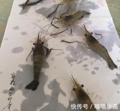 幼儿园@幼儿园作业让画“戏虾图”爷爷脑洞大开教孙子,网友还是3D哟