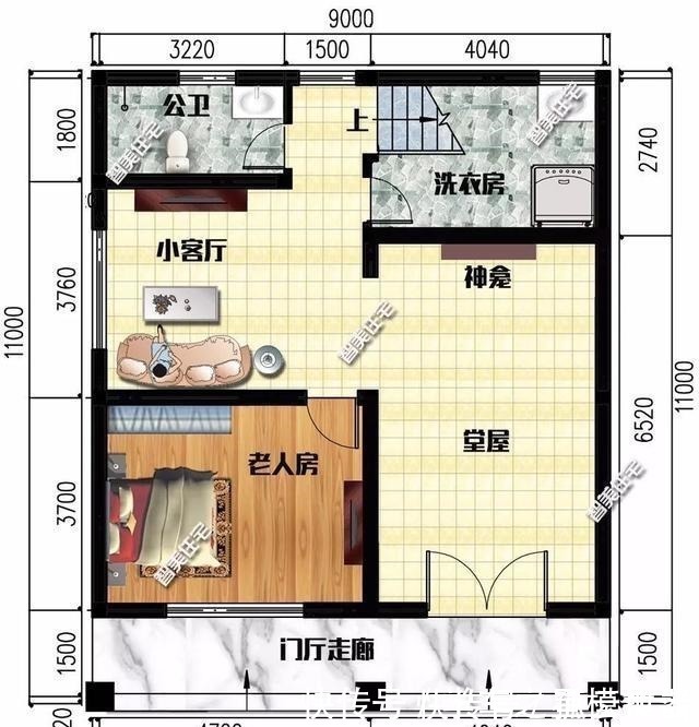 户型|20万建一栋这样的别墅,村里人羡慕,亲戚朋友都想常住!