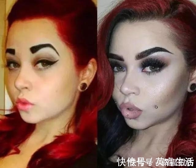 眉毛|刚开始学化妆和化妆三年后,区别有多大?看完这组照片你就知道