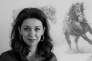 画家|美国90后美女画家,画马堪称一绝!