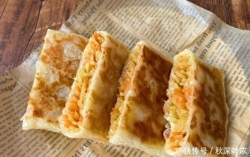 营养|早餐,我家常吃这种饼,不用揉面,5分钟搞定简单省时有营养