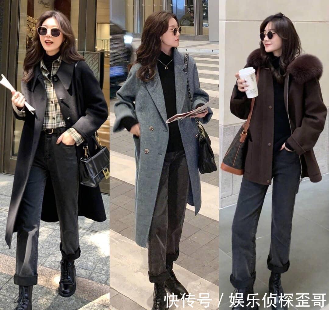 搭配 秋冬搭配没思路,高冷通勤风穿搭,保暖还时尚
