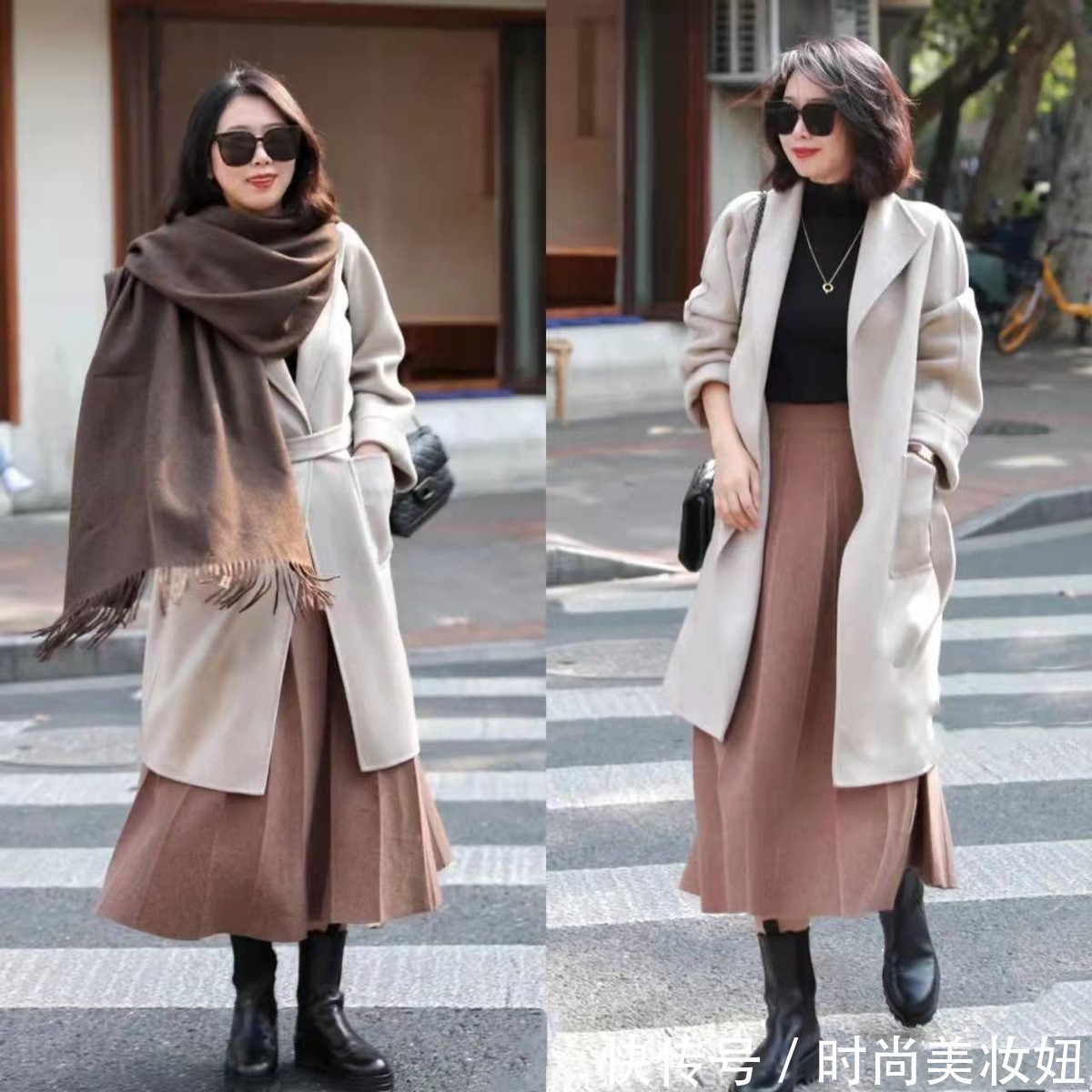 半身裙 她才是“微胖女生”的穿衣榜样,不用刻意打扮,也美得优雅高级