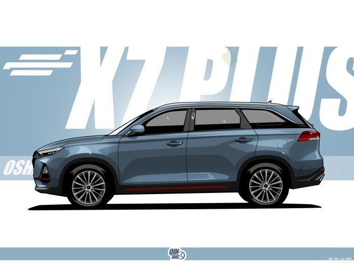 suv|漫画大空间SUV长安欧尚X7 PLUS，追梦路上的领航伙伴(送手机壁纸)