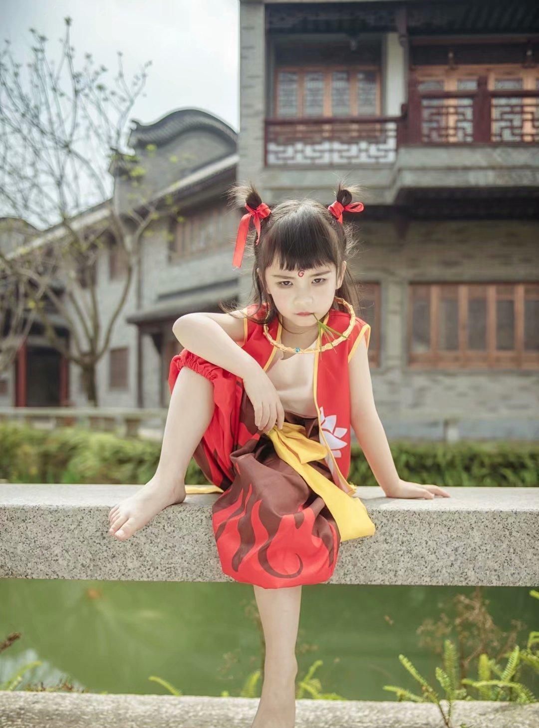 哪吒之魔童降世|体型神还原,小朋友cos哪吒小可爱,网友直呼哪吒本吒