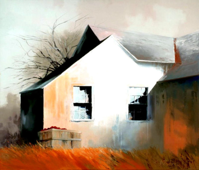 英伦风光@明快自然的英伦风光：画家保罗·斯通的绘画作品欣赏