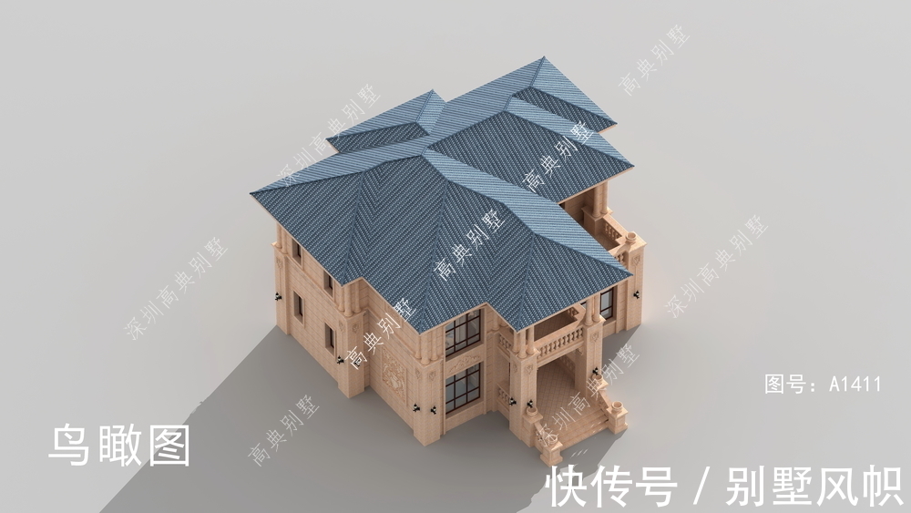 外观|简欧农村别墅，外观大气，与乡村环境完美融合。