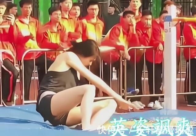 大長腿|廣州某高校女生跳高后走紅，大腿修長白皙，動作行云流水