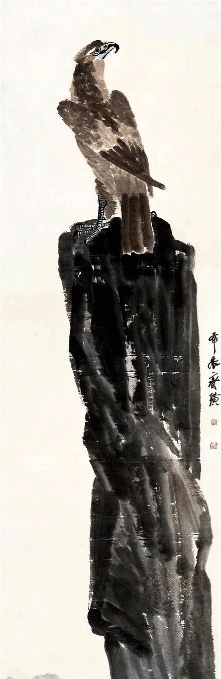 老松&齐白石画了两只鹰,一只卖9890万,另一只加了8个字,却卖4.25亿