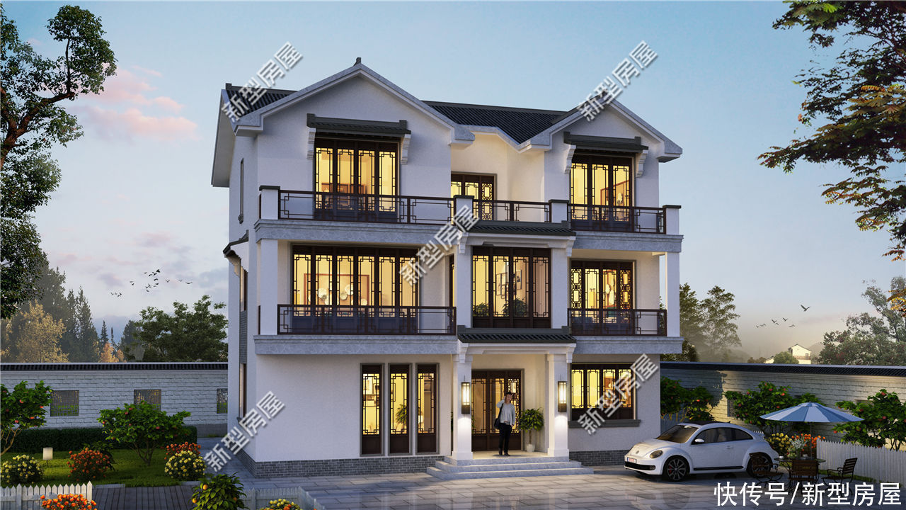 占地|8套中式别墅合集:我理想的农村养老住宅,还得是中式