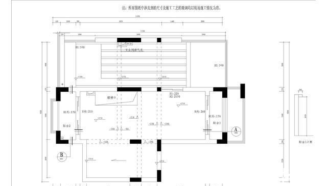 楼梯|150㎡现代美式, 复式楼的过道, 利用得真巧!