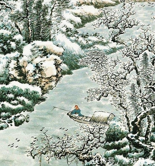 意境|画出意象、意境之美，郑午昌绘《溪山独钓》