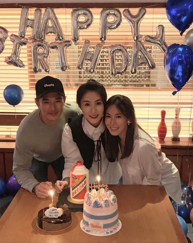tvb林夏薇庆34岁生日和刘恺威亲密贴脸合影却不见富豪老公
