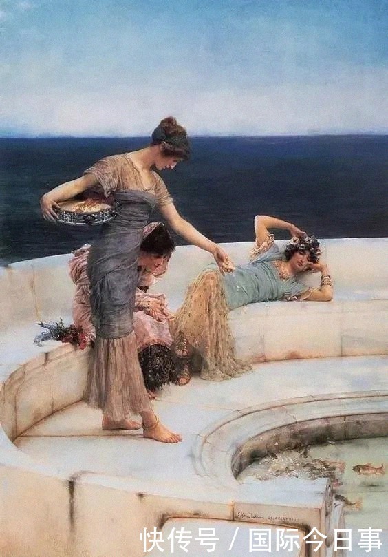  晚期|十九世纪晚期英国著名画家Alma Tadema